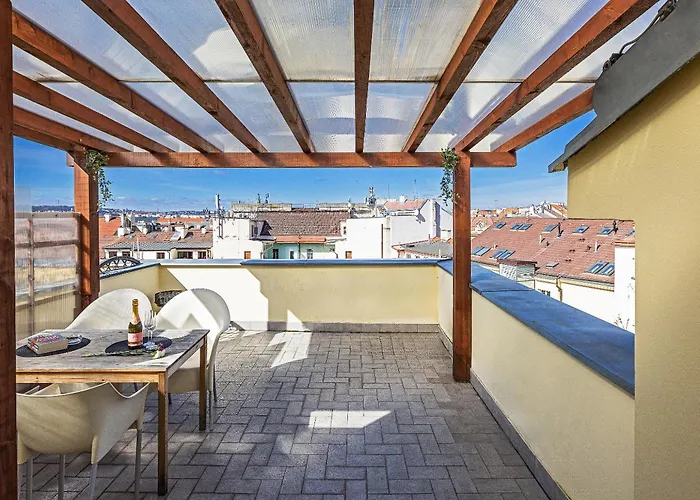 Apartmán Modern Attic With Terrace - Machova